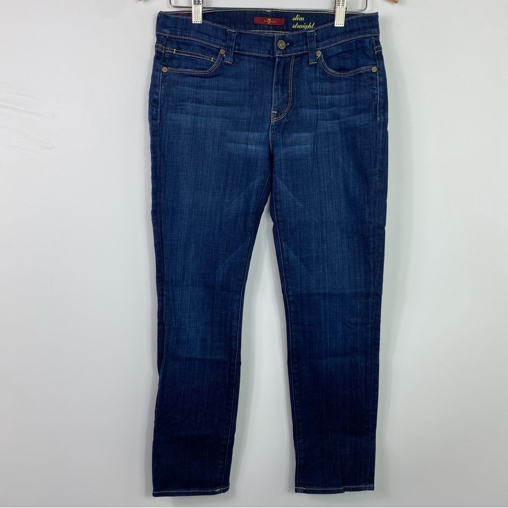 Seven for all mankind slim straight 28 denim
